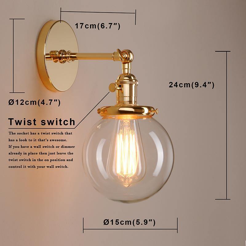 Single Bubble Wall Light - Nordic Side - 