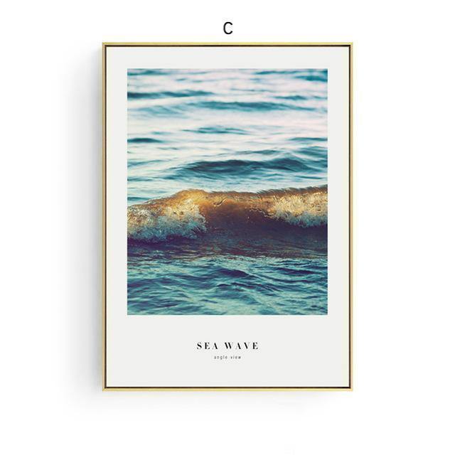 Ocean Landscape Wall Art - Nordic Side - 