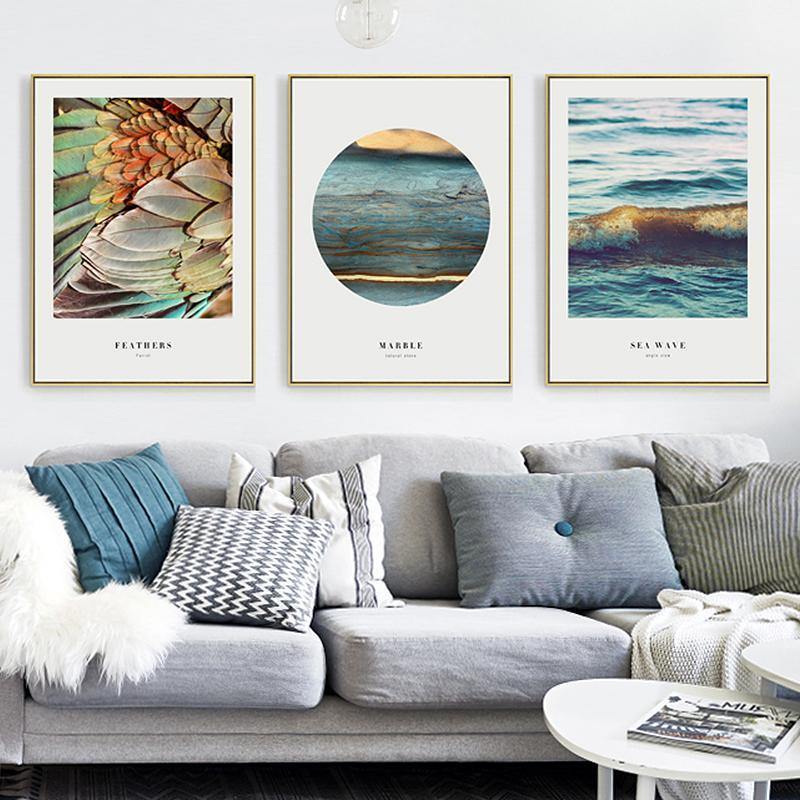 Ocean Landscape Wall Art - Nordic Side - 