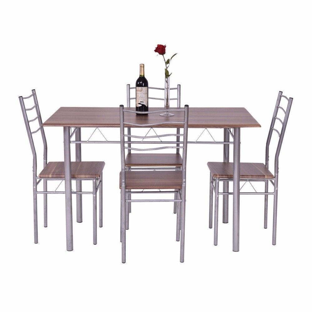 Kraam - Five Piece Modern Country Dining Set - Nordic Side - 11-18, modern-farmhouse, modern-furniture