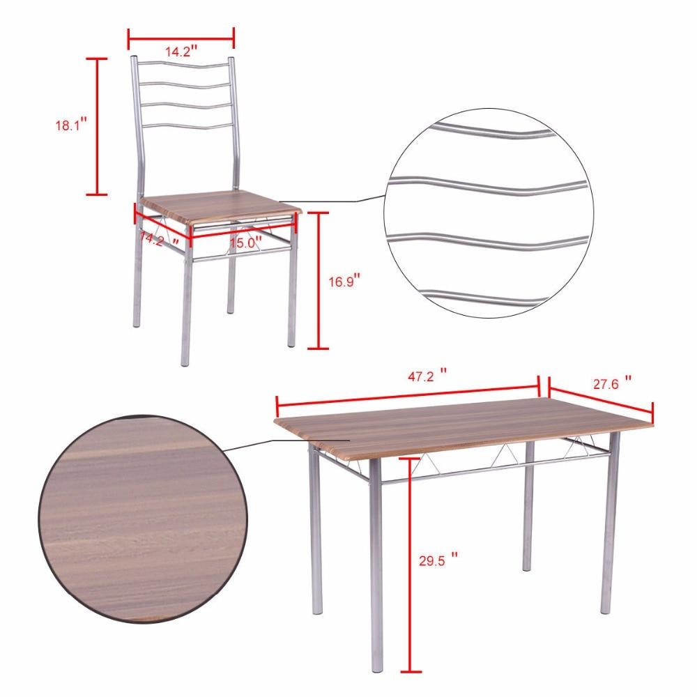 Kraam - Five Piece Modern Country Dining Set - Nordic Side - 11-18, modern-farmhouse, modern-furniture