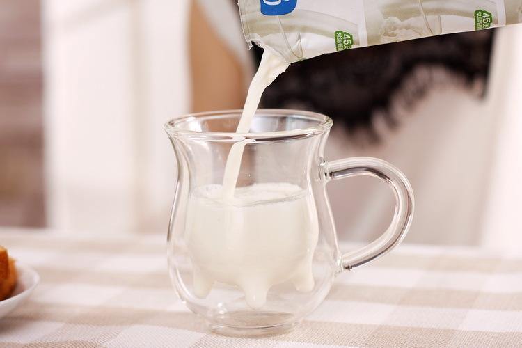 Double Glass Milk Cups - Nordic Side - 