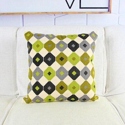 Vintage Embroidered Pattern Cushion - Nordic Side - 