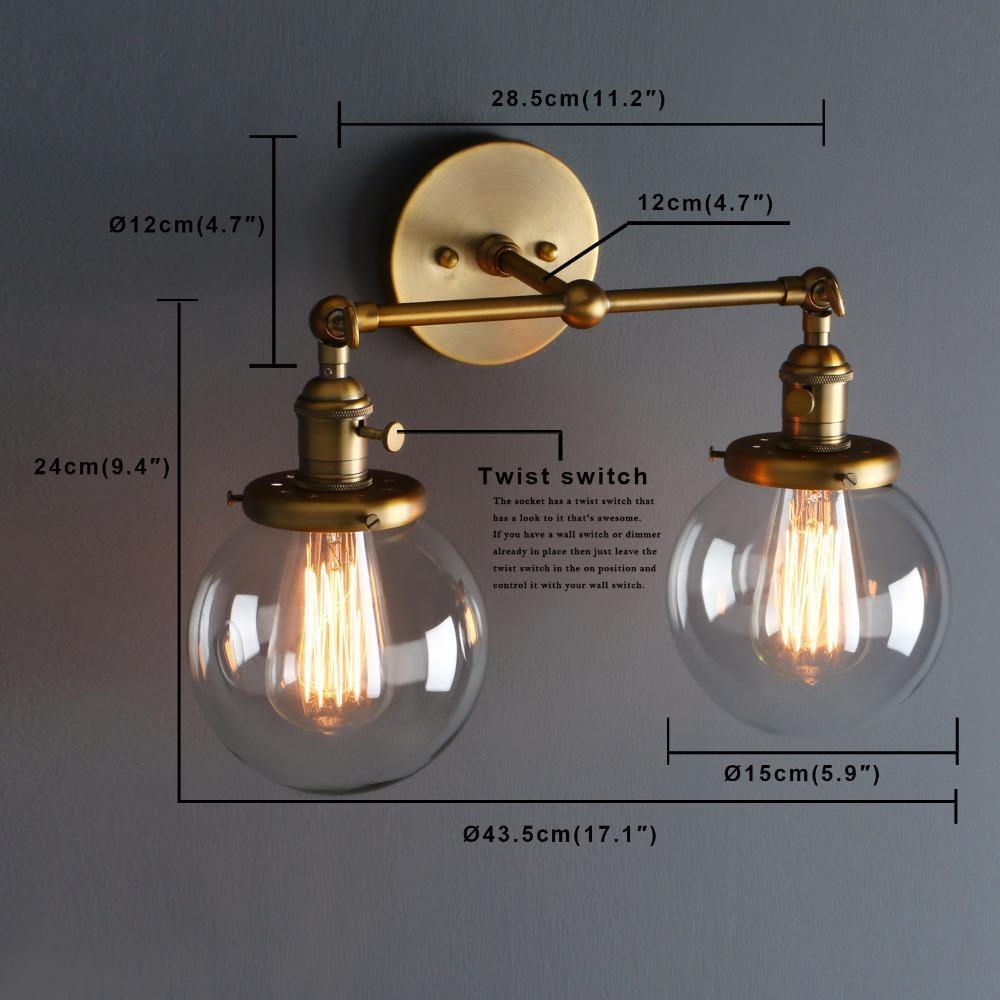 Double Bubble Wall Light - Nordic Side - 