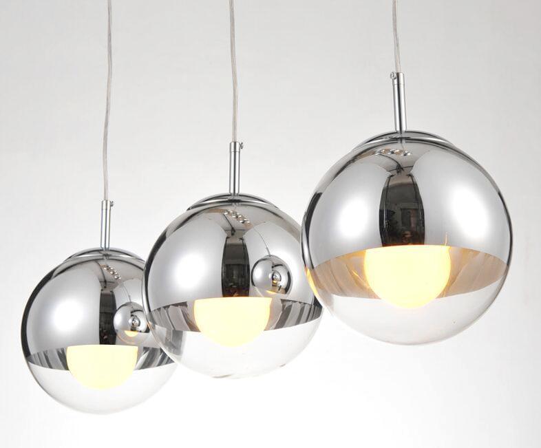 Mirror Glass Ball Pendant Light - Nordic Side - 