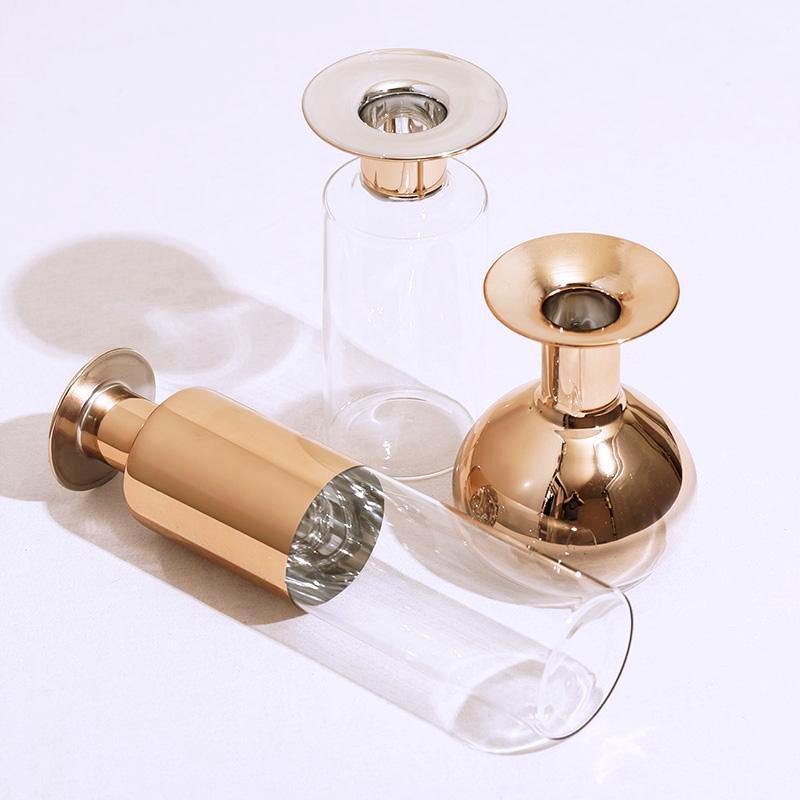 Terrarium Copper Glass Vases - Nordic Side - 