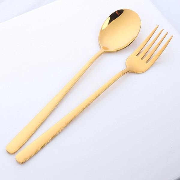 2 Pieces Fork & Spoon Set - Nordic Side - 