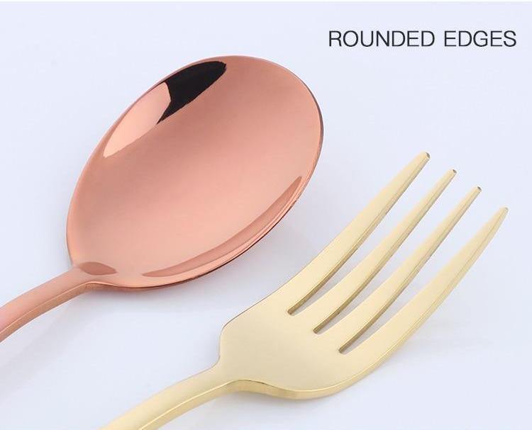 2 Pieces Fork & Spoon Set - Nordic Side - 