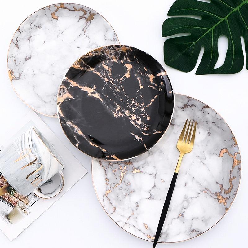 Golden Marble Dinnerware - Nordic Side - 