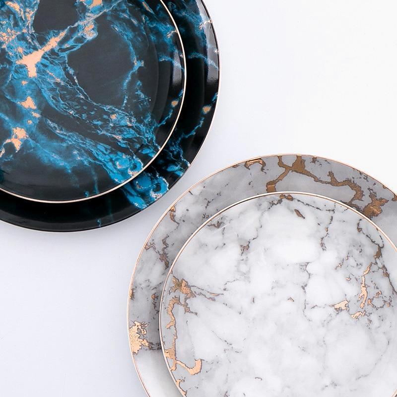 Golden Marble Dinnerware - Nordic Side - 