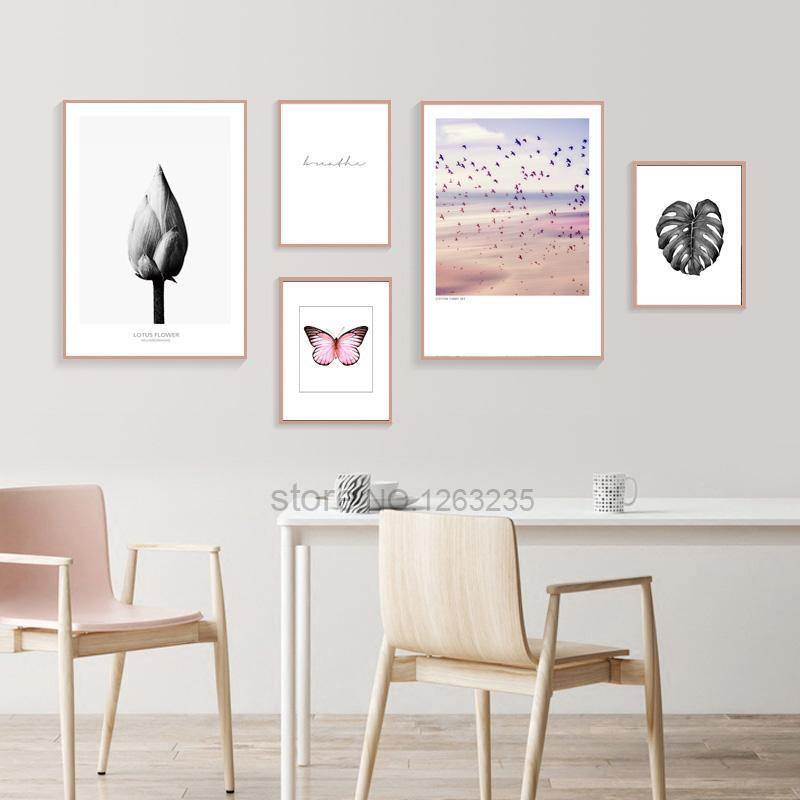 Summer Lotus Wall Art - Nordic Side - 