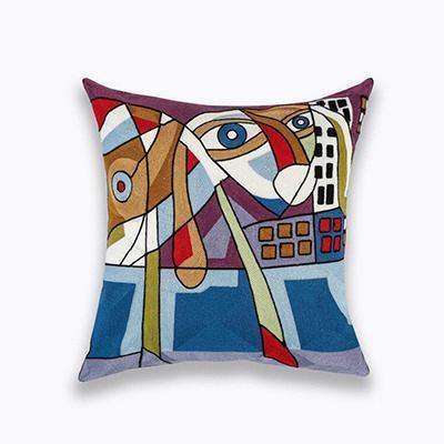 Portrait Embroidery Cushion - Nordic Side - 