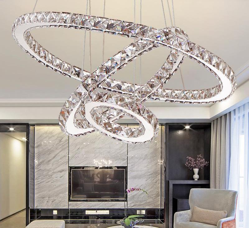 Circular Crystal LED Chandelier - Nordic Side - 09-28, best-selling-lights, chandelier, feed-cl0-over-80-dollars, hanging-lamp, lamp, LED-lamp, light, lighting, lighting-tag, modern, modern-l