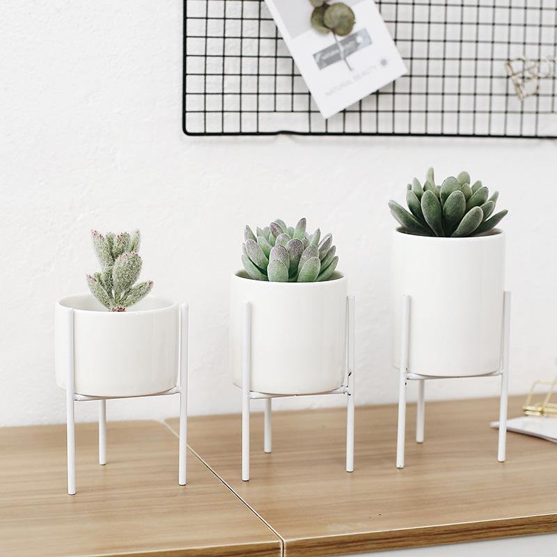 Ceramic Mini Pots (1Set) - Nordic Side - 