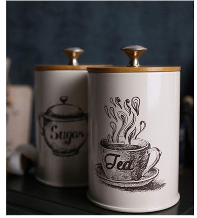 Coffee, Tea and Sugar Jars - Nordic Side - 