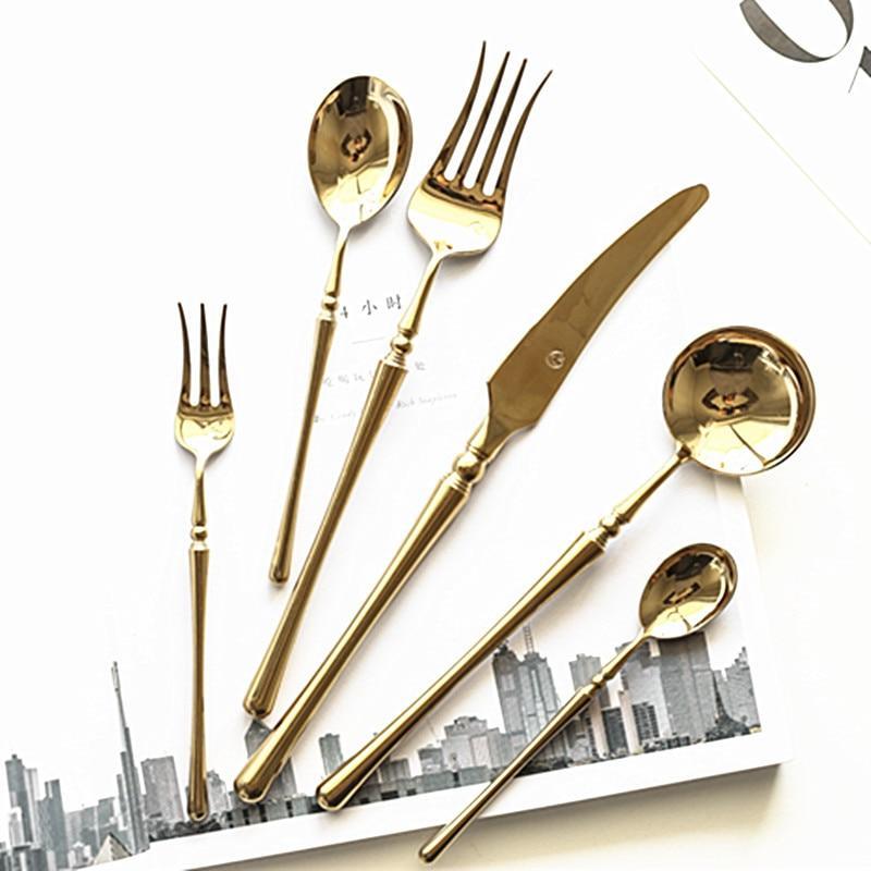 Antique Metal Cutlery - Nordic Side - 