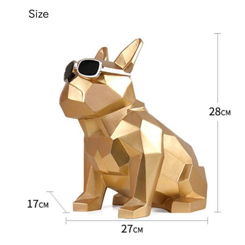 Bulldog with Sunglasses Tissueholder - Nordic Side - 