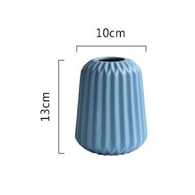 Origami Ceramic Vase (1piece) - Nordic Side - 