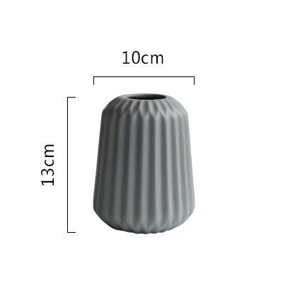 Origami Ceramic Vase (1piece) - Nordic Side - 