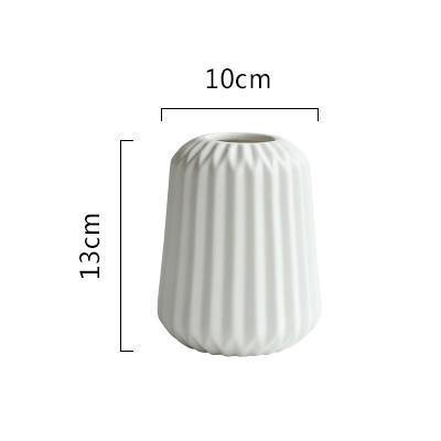 Origami Ceramic Vase (1piece) - Nordic Side - 