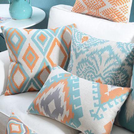 Bright Pattern Cushions - Nordic Side - 