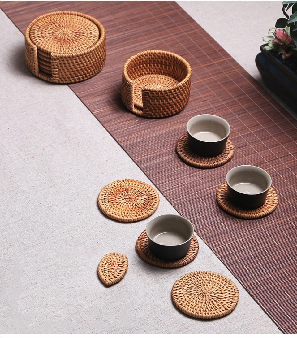 Rattan Coasters - Nordic Side - 