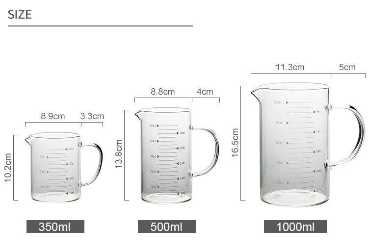 Glass Measuring Cup - Nordic Side - 