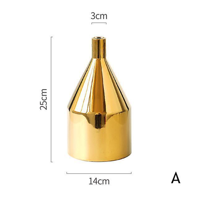 Metallic Gold Vase - Nordic Side - 