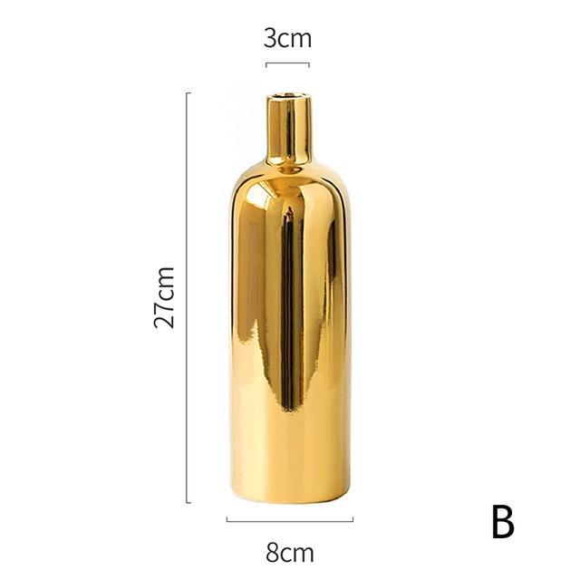 Metallic Gold Vase - Nordic Side - 