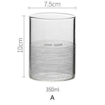 Grid Glass Cup - Nordic Side - 