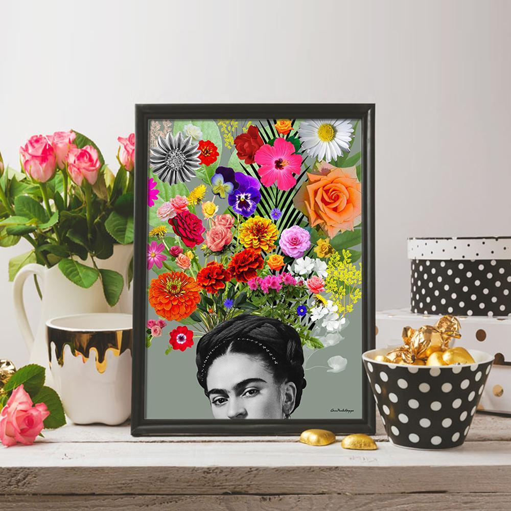 Frida with Flowers - Nordic Side - 