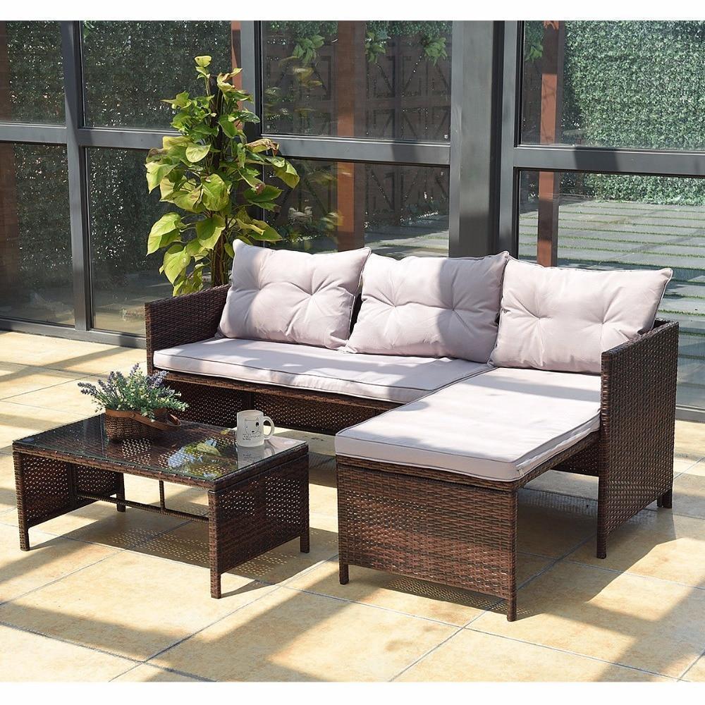 Claudius - 3 Piece Outdoor Rattan Sofa Set - Nordic Side - 07-04, feed-cl0-over-80-dollars, furniture-tag