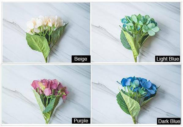 Artificial Silk Hydrangea - Nordic Side - 