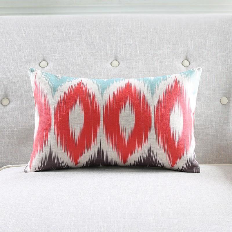 Vibrant Summer Red Cushions - Nordic Side - 