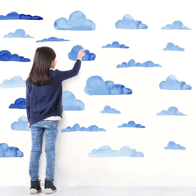 Water Clouds Wall Stickers - Nordic Side - 