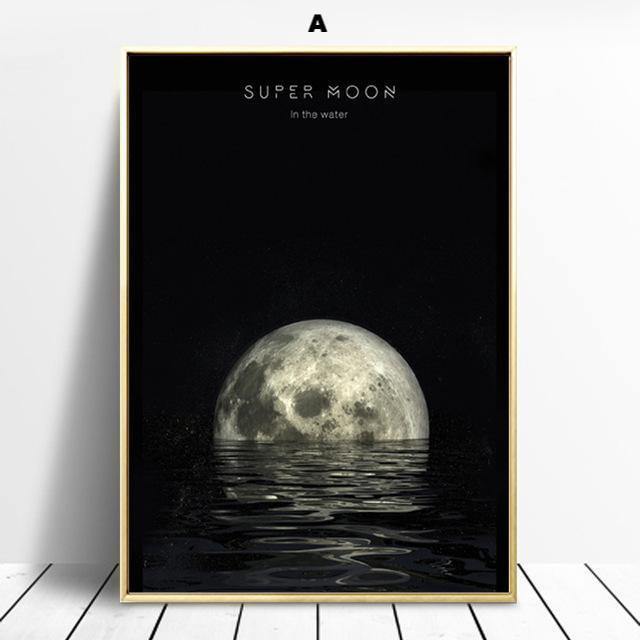 Super Moon Wall Art - Nordic Side - 