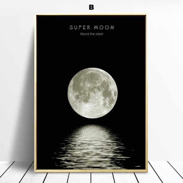 Super Moon Wall Art - Nordic Side - 