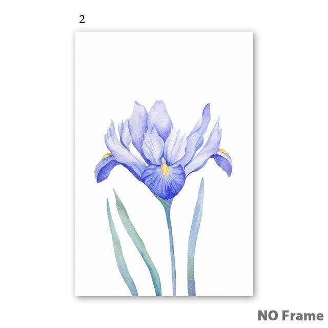 Watercolour Flowers - Nordic Side - 