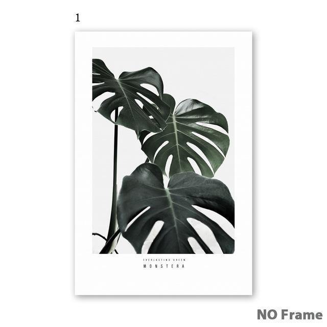 Dark Green Palms - Nordic Side - 