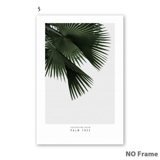 Dark Green Palms - Nordic Side - 