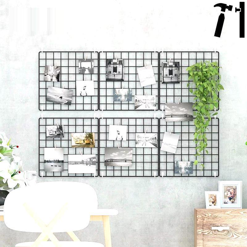 Iron Mesh Wall Organiser - Nordic Side - 