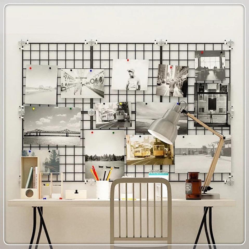 Iron Mesh Wall Organiser - Nordic Side - 