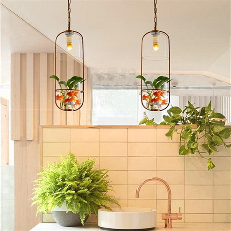 Lileas - Modern Hanging Planter Lamp - Nordic Side - best-selling-lights, feed-cl0-over-80-dollars, feed-cl1-lights-over-80-dollars, hanging-lamp, lamp, light, lighting, lighting-tag, modern,