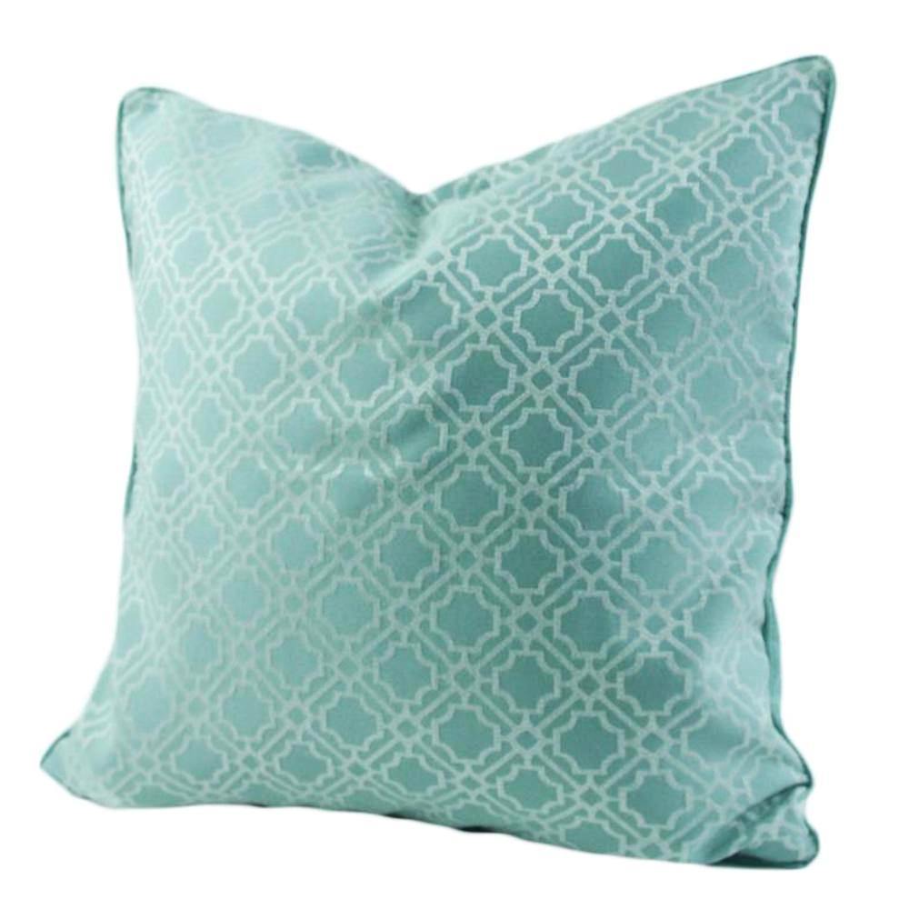 Geometric Mint Cushion Cover - Nordic Side - 