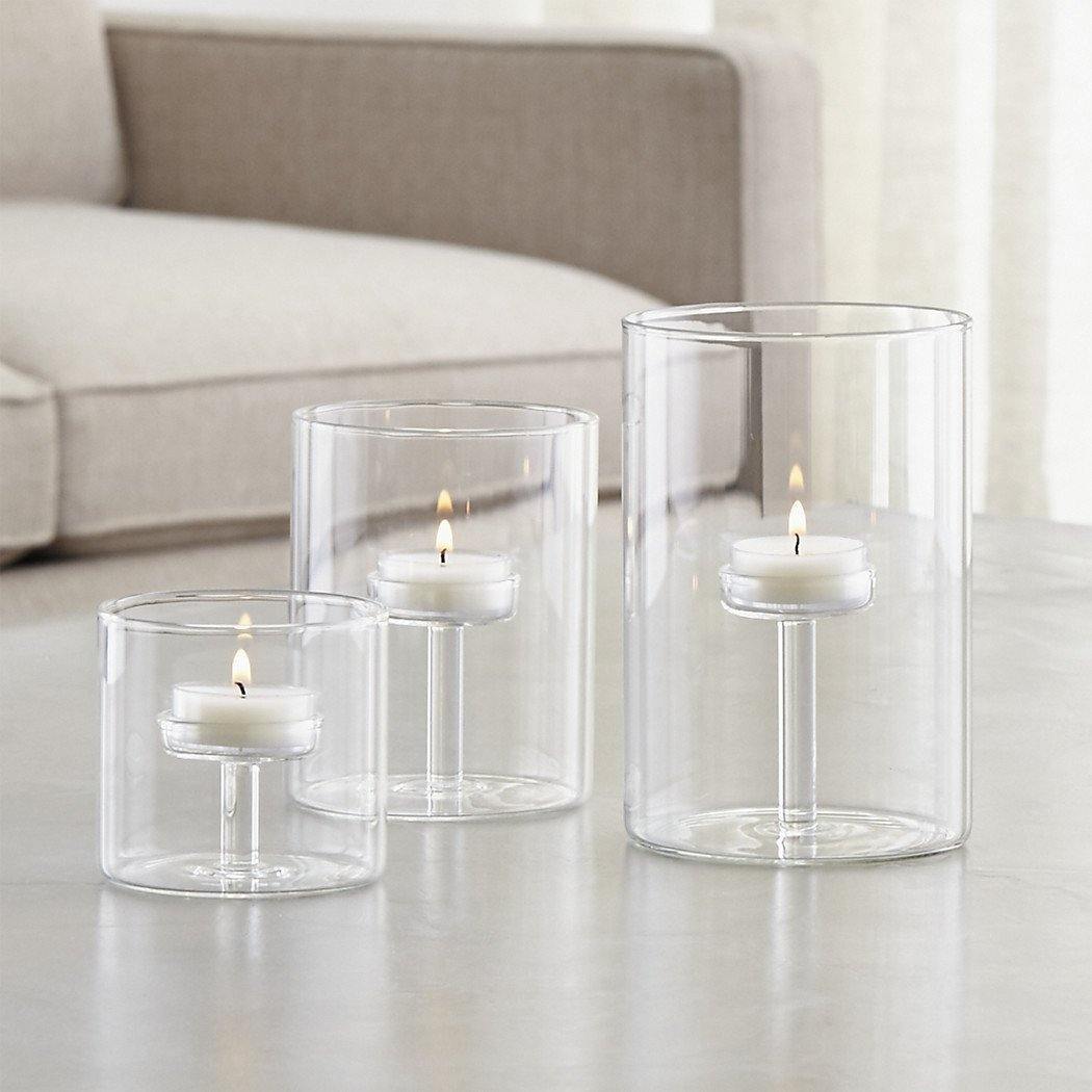 Modern Glass Art Candleholder - Nordic Side - 