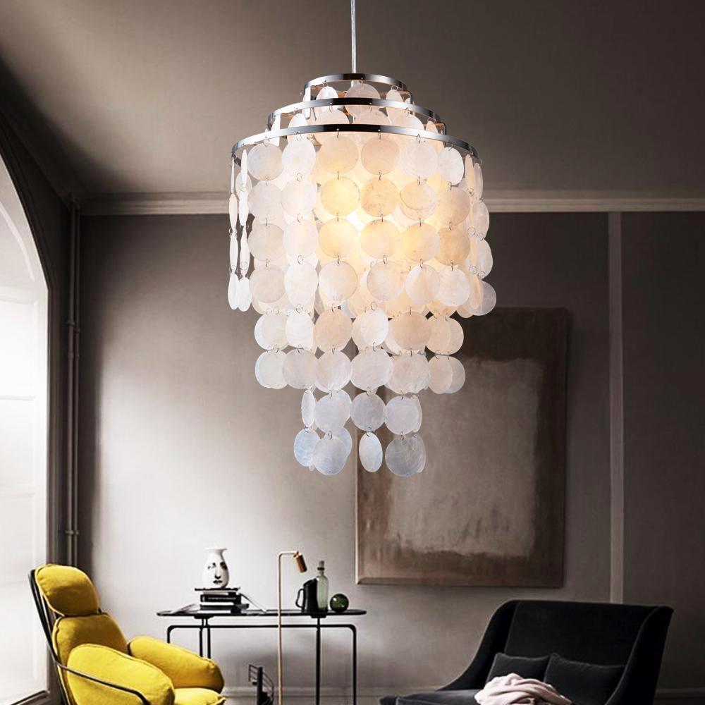 Loft Modern Natural Seashell Ceiling Lights - Nordic Side - 