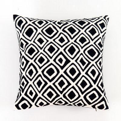 Geometric Black & White Pattern Cushions - Nordic Side - 