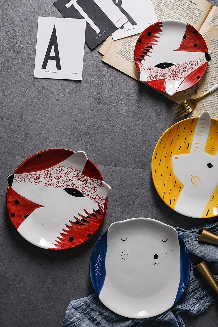 Animal Friends Plates - Nordic Side - 