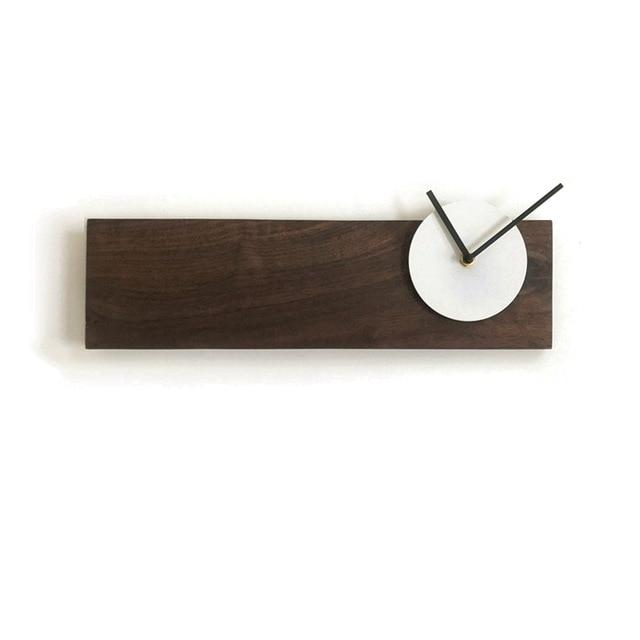 Fintan - Modern Wood Minimalist Clock - Nordic Side - 08-06, feed-cl0-over-80-dollars, modern, modern-farmhouse, modern-nordic, modern-wall-clock, nordic, wall-clock