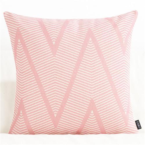 Pink Vintage Pattern Print Cushion Covers - Nordic Side - 